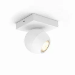 Philips Hue Buckram Hue Ext. Single Spot Hvid 1x5W - 929003048401 -Indendørs Belysning Salgsbutik philips hue buckram hue ext single spot hvid 1x5w 929003048401 3