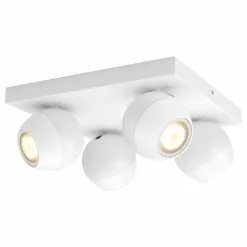 Philips Hue Buckram Hue Plate/spiral White 4x5W 230V White Ambience