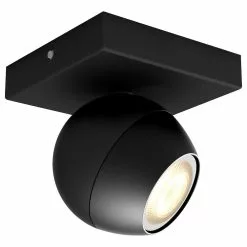 Philips Hue Buckram Hue Single Spot Black 1x5W 230V White Ambience