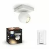 Philips Hue Buckram Hue Single Spot Hvid 1x5W 230V - 929003048601 2 Philips Hue Buckram Hue Single Spot Hvid 1x5W 230V - 929003048601 -Indendørs Belysning Salgsbutik philips hue buckram hue single spot hvid 1x5w 230v 929003048601