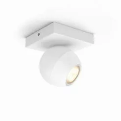 Philips Hue Buckram Hue Single Spot Hvid 1x5W 230V - 929003048601 -Indendørs Belysning Salgsbutik philips hue buckram hue single spot hvid 1x5w 230v 929003048601 2
