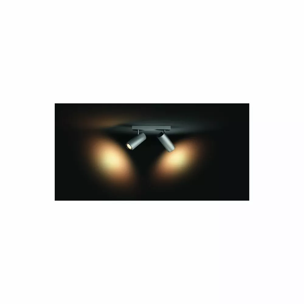 Philips Hue Buratto Bar/tube Aluminium 2x5.5W 240V 11 Philips Hue Buratto Bar/tube Aluminium 2x5.5W 240V - Billede 9