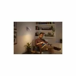 Philips Hue Buratto Enkelt Spot Aluminium 1x5.5W 240 (uden Fjernbetjening) -Indendørs Belysning Salgsbutik philips hue buratto enkelt spot aluminium 1x55w 240 uden fjernbetjening 2