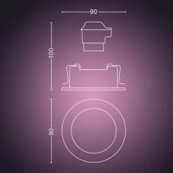 Philips Hue Centura Hue Recessed R. Hvid 3x5.7W - 929003045201 27 Philips Hue Centura Hue Recessed R. Hvid 3x5.7W - 929003045201 -Indendørs Belysning Salgsbutik philips hue centura hue recessed r hvid 3x57w 929003045201 7