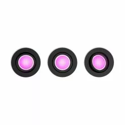 Philips Hue Centura Hue Recessed R. Sort 3x5.7W - 929003045501 -Indendørs Belysning Salgsbutik philips hue centura hue recessed r sort 3x57w 929003045501 11