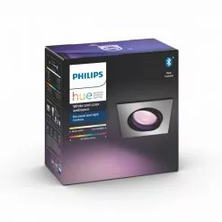 Philips Hue Centura Indbygningsspot Aluminium 1x5.7W 230V Firkantet