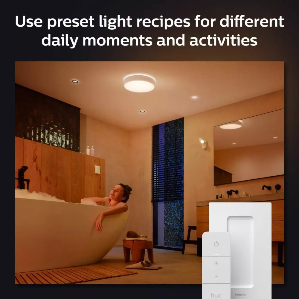 Philips Hue Devere L Loftslampe Hvid - 915005997701 7 Philips Hue Devere L Loftslampe Hvid - 915005997701 - Billede 5