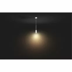 Philips Hue Devote Hue Pendel Hvid 1x9.5W 230V (med Fjernbetjening) -Indendørs Belysning Salgsbutik philips hue devote hue pendel hvid 1x95w 230v med fjernbetjening 5