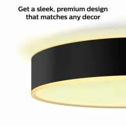 Philips Hue Enrave L Loftslampe Sort - 915005996901 -Indendørs Belysning Salgsbutik philips hue enrave l loftslampe sort 915005996901 9