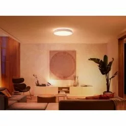 Philips Hue Enrave XL Loftslampe Hvid - 915005997001 -Indendørs Belysning Salgsbutik philips hue enrave xl loftslampe hvid 915005997001 16