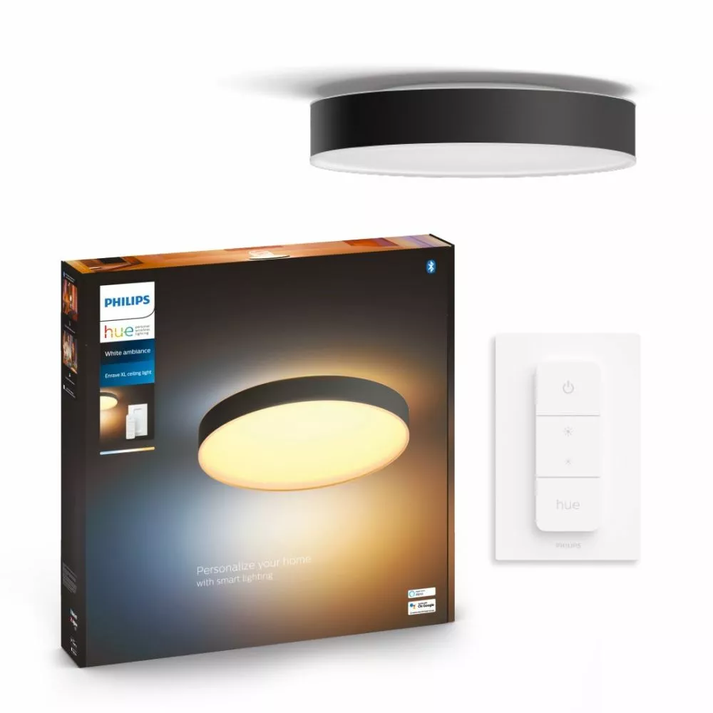 Philips Hue Enrave XL Loftslampe Sort - 915005997101 3 Philips Hue Enrave XL Loftslampe Sort - 915005997101