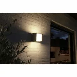 Philips Hue Fuzo Hue White Væg Lantern RECT - 915005733102 -Indendørs Belysning Salgsbutik philips hue fuzo hue hvid vaeg lantern rect 915005733102 10