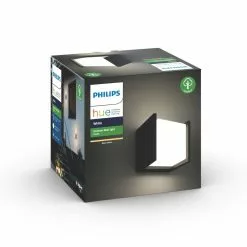 Philips Hue Fuzo Hue White Væg Lantern RECT - 915005733102 -Indendørs Belysning Salgsbutik philips hue fuzo hue hvid vaeg lantern rect 915005733102 3