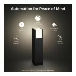 Philips Hue Fuzo Hue White EU Pedestal Black 1x15W White 8 Philips Hue Fuzo Hue White EU Pedestal Black 1x15W White -Indendørs Belysning Salgsbutik philips hue fuzo hue white eu pedestal black 1x15w white 2