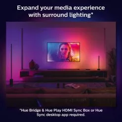 Philips Hue Gradient Signe Bord Sort - 915005987001 -Indendørs Belysning Salgsbutik philips hue gradient signe bord sort 915005987001 7