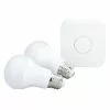 Philips Hue Hvid 9,5W E27 Startpakke 2 Pærer Og Bro -Indendørs Belysning Salgsbutik philips hue hvid 95w e27 startpakke 2 paerer og bro