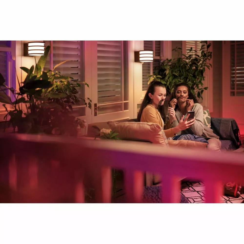 Philips Hue Lucca Udendørs Bedlampe Anthracite 1x9.5W 230V 18 Philips Hue Lucca Udendørs Bedlampe Anthracite 1x9.5W 230V - Billede 16