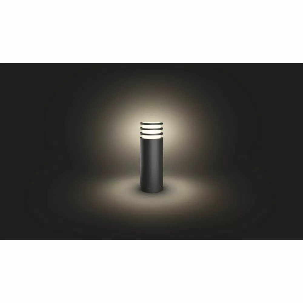 Philips Hue Lucca Udendørs Bedlampe Anthracite 1x9.5W 230V 7 Philips Hue Lucca Udendørs Bedlampe Anthracite 1x9.5W 230V - Billede 5