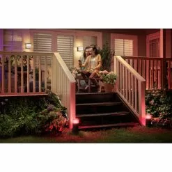 Philips Hue Lucca Udendørs Bedlampe Høj Anthracite 1x9.5W 230V -Indendørs Belysning Salgsbutik philips hue lucca udendors bedlampe hoj anthracite 1x95w 230v 2