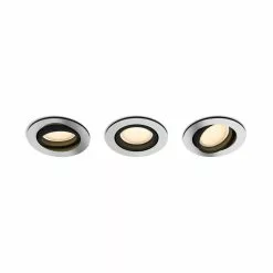 Philips Hue Milliskin Hue Recessed R. Aluminium 3x5W - 929003045101 -Indendørs Belysning Salgsbutik philips hue milliskin hue recessed r aluminium 3x5w 929003045101 15