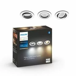 Philips Hue Milliskin Hue Recessed R. Hvid 3x5W - 929003045001 -Indendørs Belysning Salgsbutik philips hue milliskin hue recessed r hvid 3x5w 929003045001 10