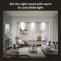 Philips Hue Milliskin Hue Recessed R. Hvid 3x5W - 929003045001 -Indendørs Belysning Salgsbutik philips hue milliskin hue recessed r hvid 3x5w 929003045001 2