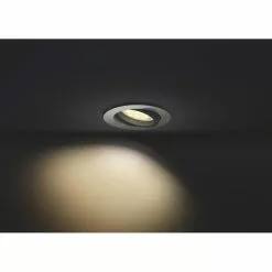 Philips Hue MILLISKIN Indbygningsspot Aluminium 1x5.5W 230V Med Fjernbetjening - Rund -Indendørs Belysning Salgsbutik philips hue milliskin indbygningsspot aluminium 1x55w 230v med fjernbetjening rund 6