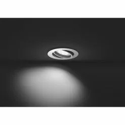 Philips Hue MILLISKIN Indbygningsspot Hvid 1x5.5W 230V Med Fjernbetjening - Rund -Indendørs Belysning Salgsbutik philips hue milliskin indbygningsspot hvid 1x55w 230v med fjernbetjening rund 15
