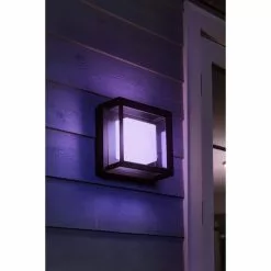 Philips Hue Outdoor Econic Firkantet Væglampe -Indendørs Belysning Salgsbutik philips hue outdoor econic firkantet vaeglampe 3