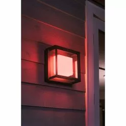 Philips Hue Outdoor Econic Firkantet Væglampe -Indendørs Belysning Salgsbutik philips hue outdoor econic firkantet vaeglampe 4