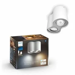 Philips Hue Pillar Hue Plate/spiral Hvid 2x5W 230V - 929003046601 -Indendørs Belysning Salgsbutik philips hue pillar hue platespiral hvid 2x5w 230v 929003046601 6