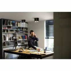 Philips Hue Pillar Hue Plate/spiral Sort 2x5W 230V - 929003046401 -Indendørs Belysning Salgsbutik philips hue pillar hue platespiral sort 2x5w 230v 929003046401 5