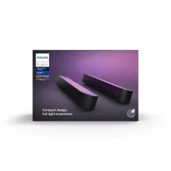 Philips Hue Play 2-Pak Sort -Indendørs Belysning Salgsbutik philips hue play 2 pak sort 2