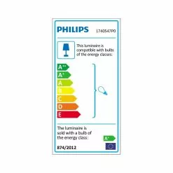 Philips Hue Tuar Bedlampe Inox 1x9.5W 230V -Indendørs Belysning Salgsbutik philips hue tuar bedlampe inox 1x95w 230v 6
