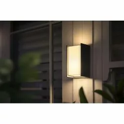 Philips Hue Turaco Væglampe Anthracite 1x9.5W -Indendørs Belysning Salgsbutik philips hue turaco vaeglampe anthracite 1x95w 6