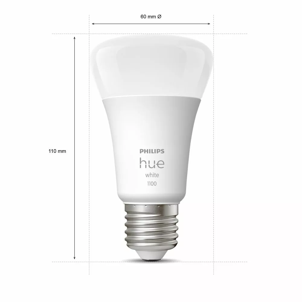 Philips Hue White 9.5W A60 E27 2P - 929002469205 8 Philips Hue White 9.5W A60 E27 2P - 929002469205 - Billede 6