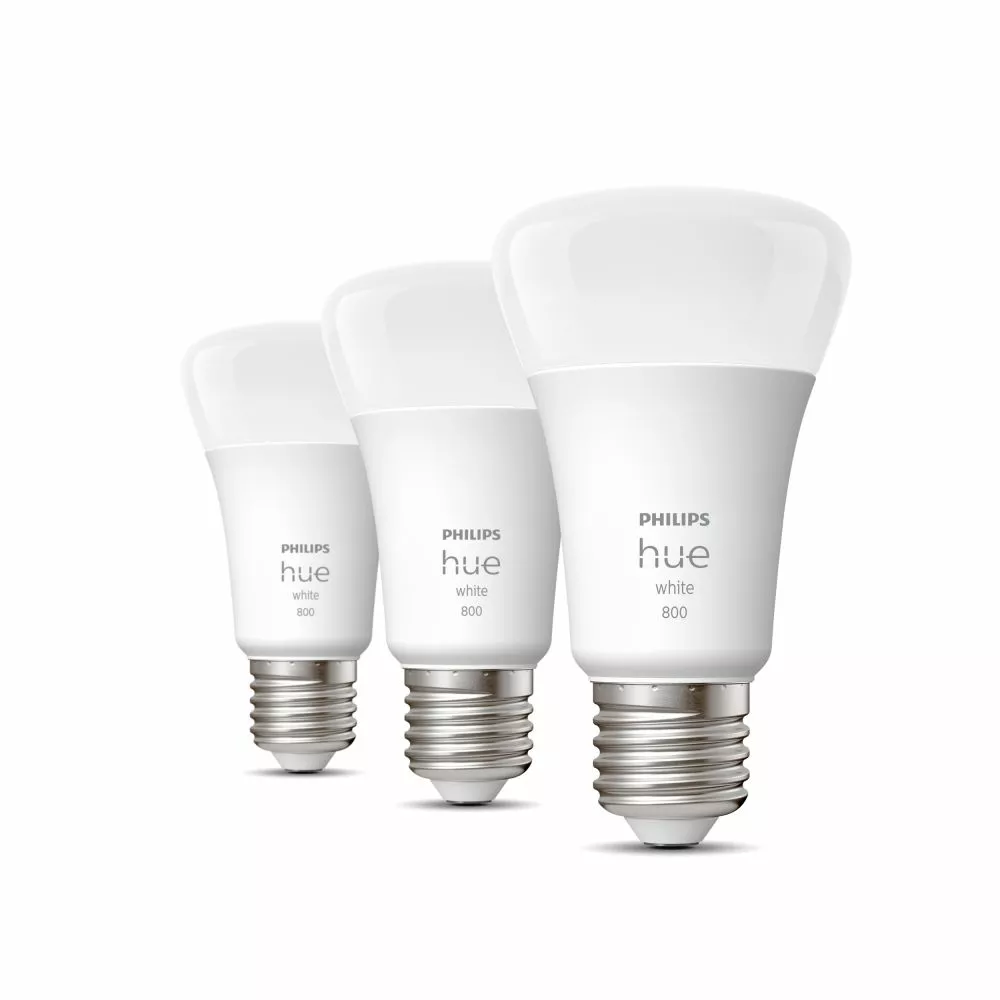 Philips Hue White 9W A60 E27 3P - 929001821627 4 Philips Hue White 9W A60 E27 3P - 929001821627 - Billede 2