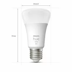 Philips Hue White 9W A60 E27 3P - 929001821627 10 Philips Hue White 9W A60 E27 3P - 929001821627 -Indendørs Belysning Salgsbutik philips hue white 9w a60 e27 3p 929001821627 3