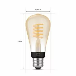 Philips Hue White Ambience 7W Fil ST64 R E27 - 929002477701 -Indendørs Belysning Salgsbutik philips hue white ambience 7w fil st64 r e27 929002477701 4