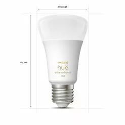 Philips Hue White Ambience 8W A60 E27 - 929002468401 -Indendørs Belysning Salgsbutik philips hue white ambience 8w a60 e27 929002468401 4