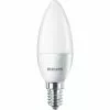 Philips LED 40W Kerte Varm Hvid E14 Mat Ikke Dæmpbar 2 Stk - 8718696485460
