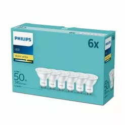 Philips Signify Philips LED 50W Spot Varm Hvid Ikke Dæmp 6-Discount Stkke - 8718696829950 -Indendørs Belysning Salgsbutik philips led 50w spot varm hvid ikke daemp 6 discount stkke 8718696829950 1