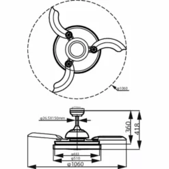 Philips Signify Philips LED Bliss Loftlampe M. Ventilator - 28W+35W TW Hvid -Indendørs Belysning Salgsbutik philips led bliss loftslampe m ventilator 28w35w tw hvid 3