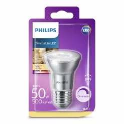 Philips LED Classic 50W Par20 E27 Varm Hvid 25D 1 Stk - 8718696713365 -Indendørs Belysning Salgsbutik philips led classic 50w par20 e27 varm hvid 25d 1 stk 8718696713365 1