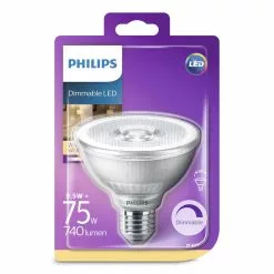 Philips LED Classic 75W Par30s E27 Varm Hvid 25D 1 Stk - 8718696713549 -Indendørs Belysning Salgsbutik philips led classic 75w par30s e27 varm hvid 25d 1 stk 8718696713549 1