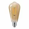 Philips LED Classic Filament 35W Dråbe E27 Guld Ikke Dæmpbar 1 Stk - 8718699673543 -Indendørs Belysning Salgsbutik philips led classic filament 35w drabe e27 guld ikke daempbar 1 stk 8718699673543