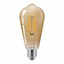 Philips LED Classic Filament 35W Dråbe E27 Guld Ikke Dæmpbar 1 Stk - 8718699673543