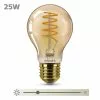 Philips LED Classic Spiral Filament 25W Standard E27 Guld Dæmpbar 1 Stk - 8718699676032 -Indendørs Belysning Salgsbutik philips led classic spiral filament 25w standard e27 guld daempbar 1 stk 8718699676032
