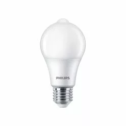 Philips LED Sensor 60W Standard E27 Varm Hvid Mat Ikke Dæmpbar 1 Stk - 8718699659981