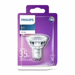 Philips LEDClassic 35W Spot Glas GU10 Hvid Ikke Dæmpbar 1 Stk - 8718696562680 -Indendørs Belysning Salgsbutik philips ledclassic 35w spot glas gu10 hvid ikke daempbar 1 stk 8718696562680 1